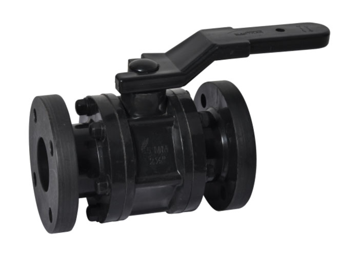 Flanged Ball Valve Black