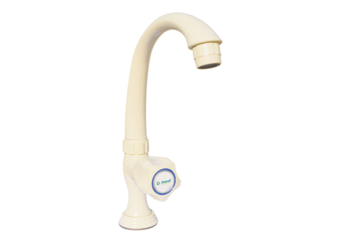 PTMT Swan Cock Short Spout Ivory