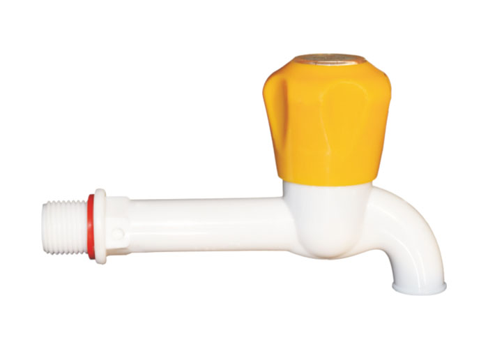 PVC PP Fancy Cock Long Yellow