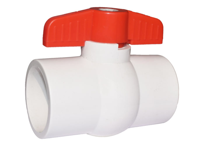 RPVC Ball Valve White Short Handle