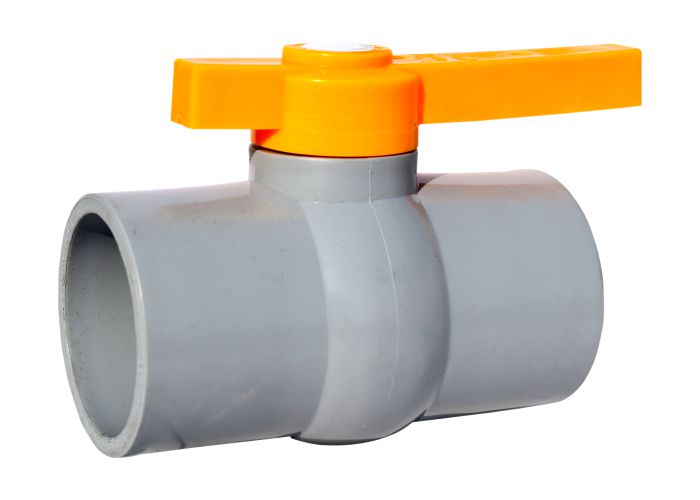 RPVC Long Handle Ball Valve White