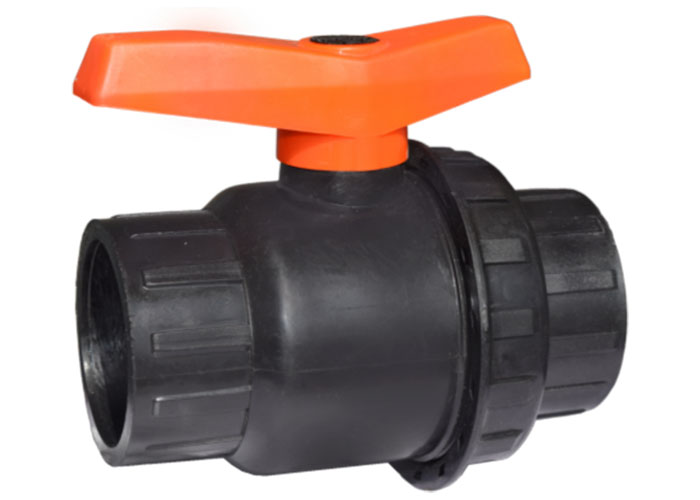 Single Union Ball Valve Black