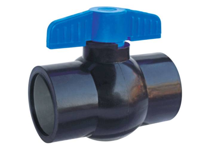 Solid Ball Valve Black