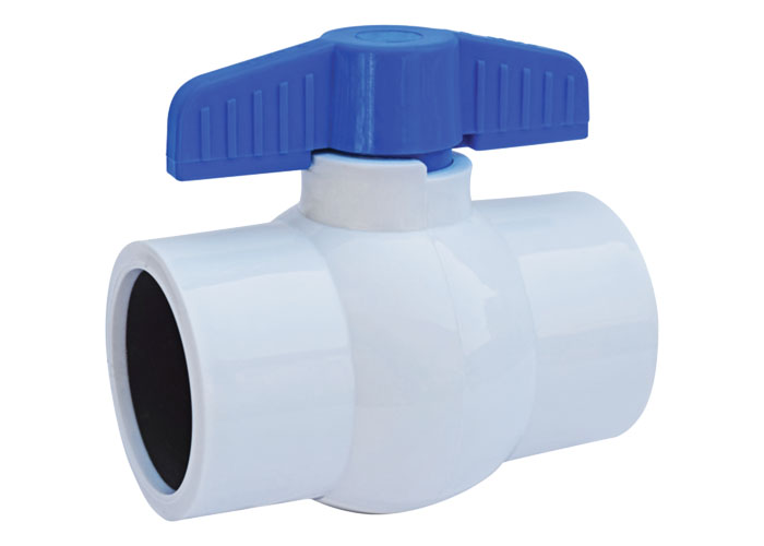 Solid Ball Valve White