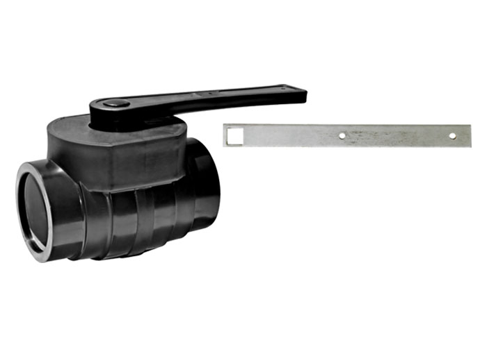 Solid Single Piece Valve Black MS Plate