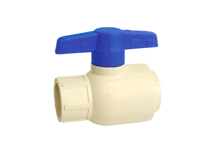 cpvc ball valve short handle blue